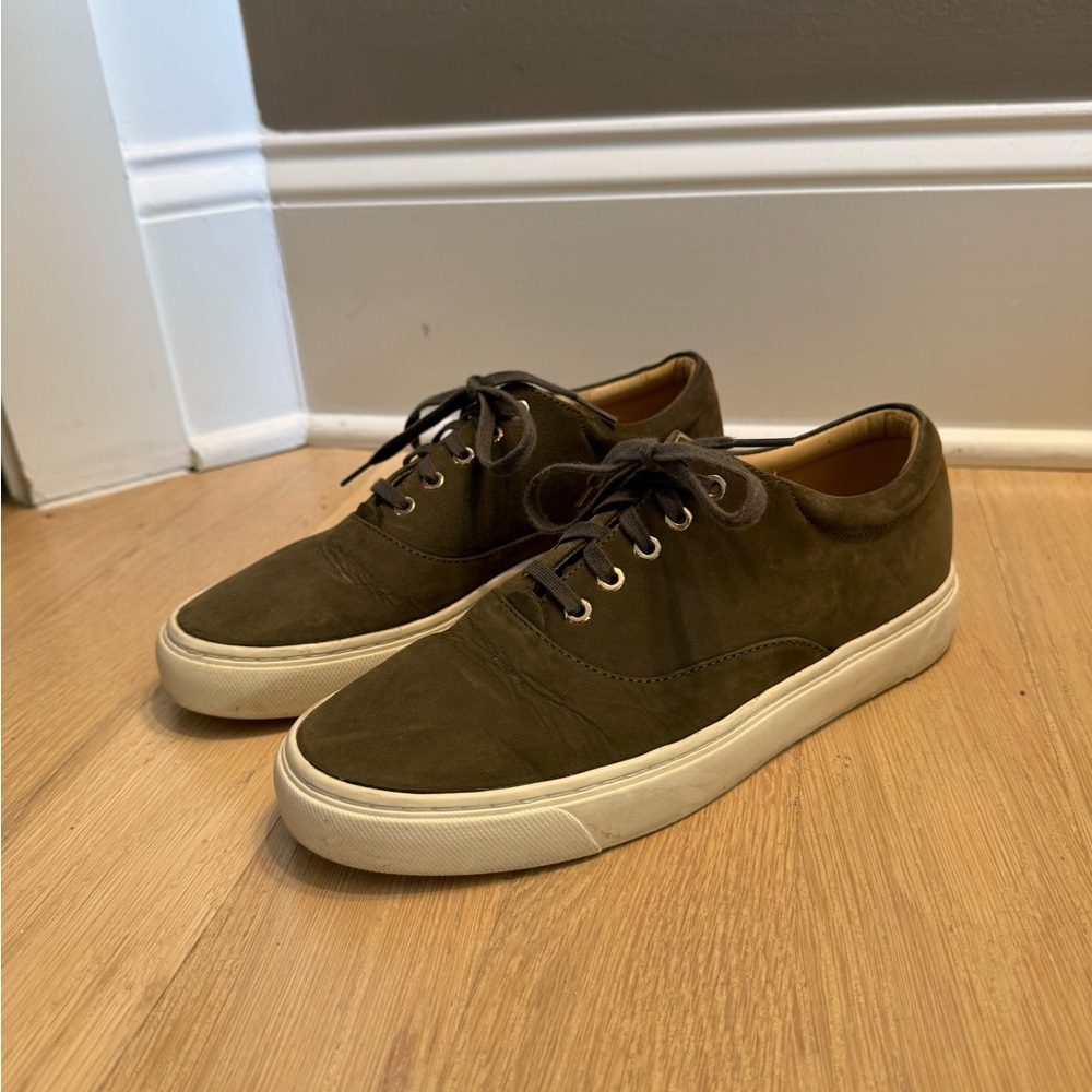 Nisolo Tan Leather Shoes with Rubber Sole